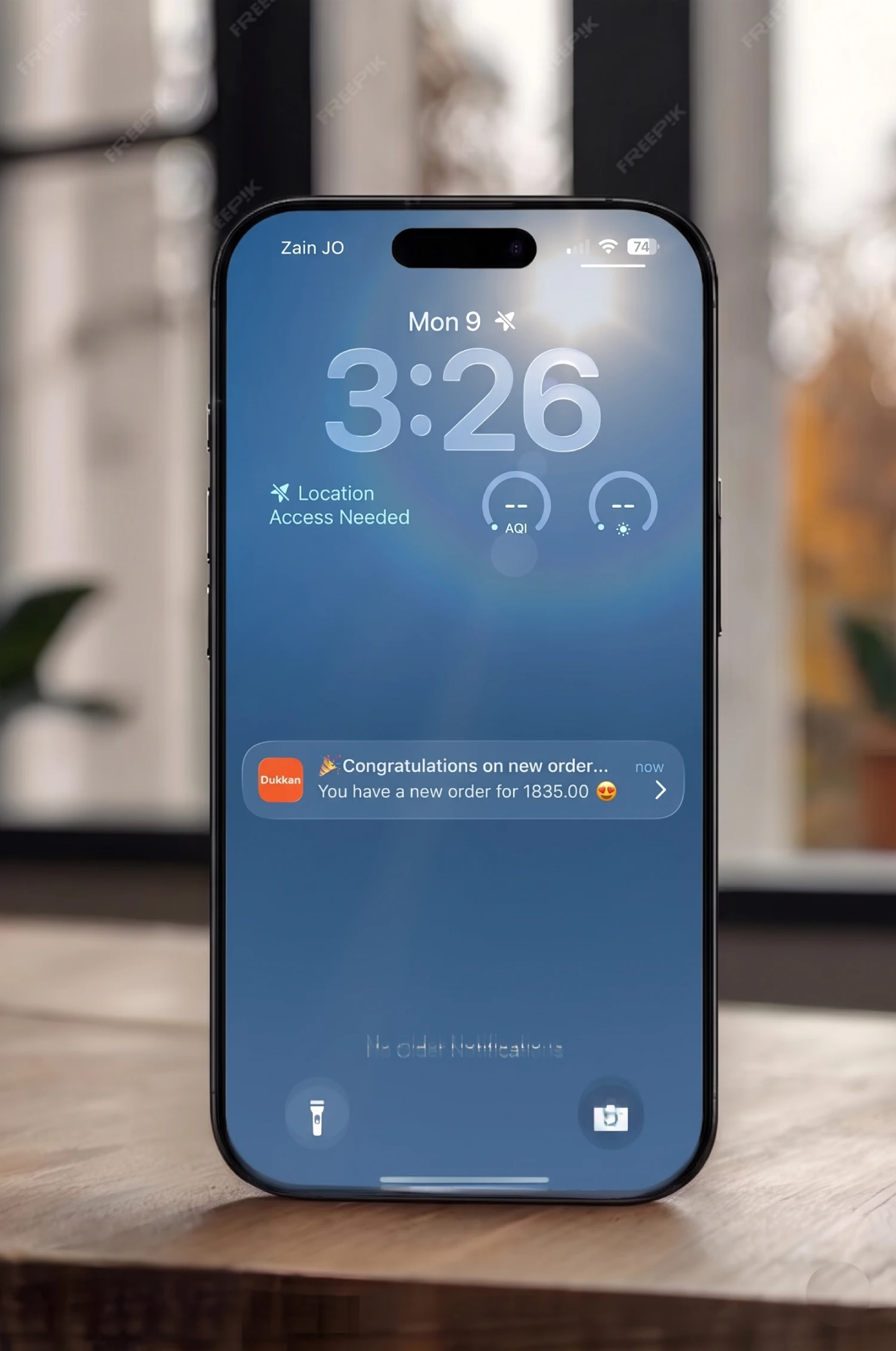 Dukkan Woocommerce App instant notification